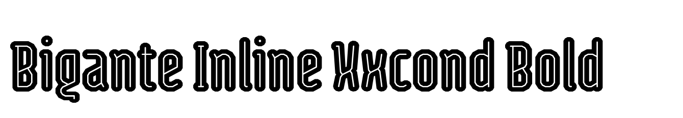 Bigante Inline Xxcond Bold